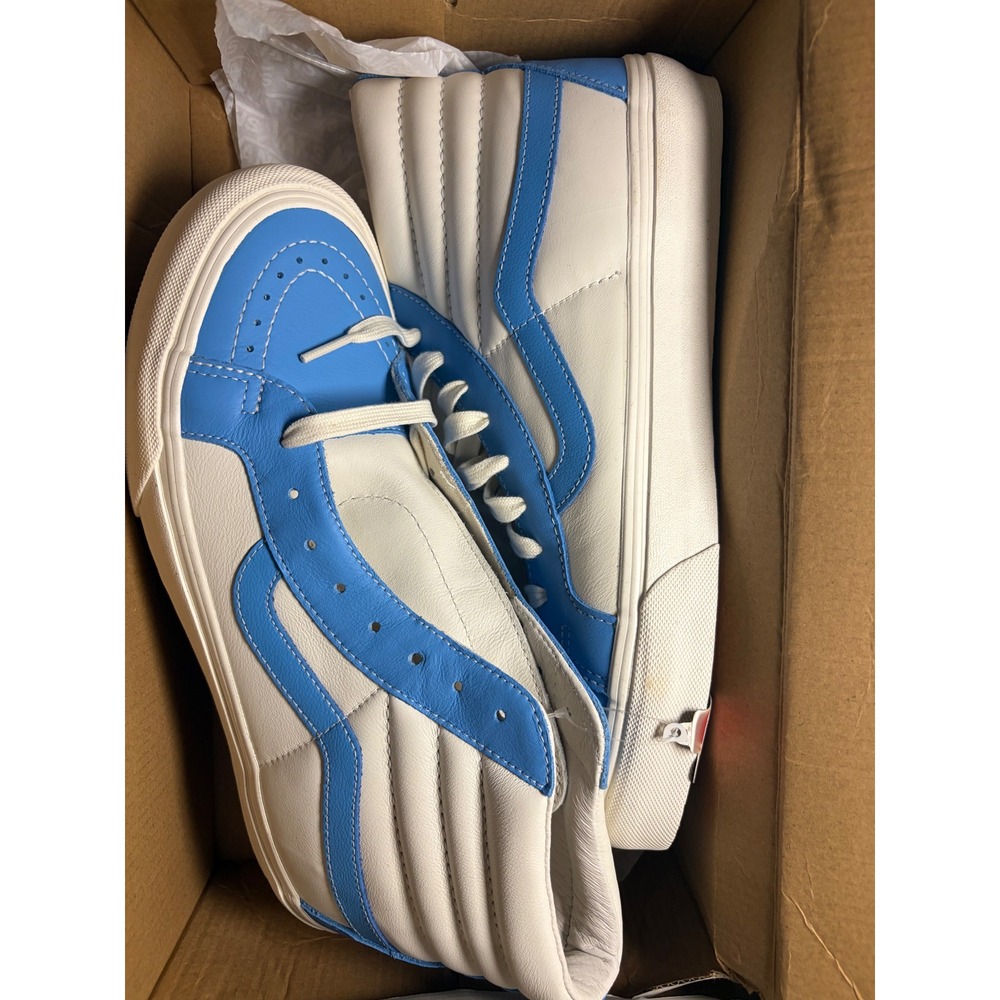 Vans Vault Sk8-Hi Reissue VLT‎ LX Bonnie Blue Marshmallow Mens 10 NIB